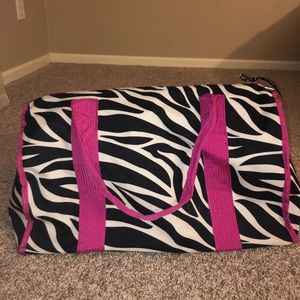 Zebra Print &Hot Pink Duffel Bag 🎀 Cheer or Dance